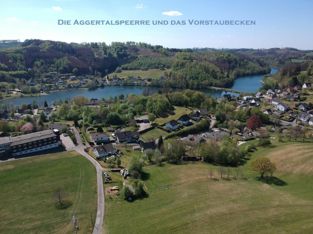 Exklusive Ferienwohnung 'Agger-Blick' Mit Grosser Seeblick-Terrasse & Sauna Gummersbach Exterior foto